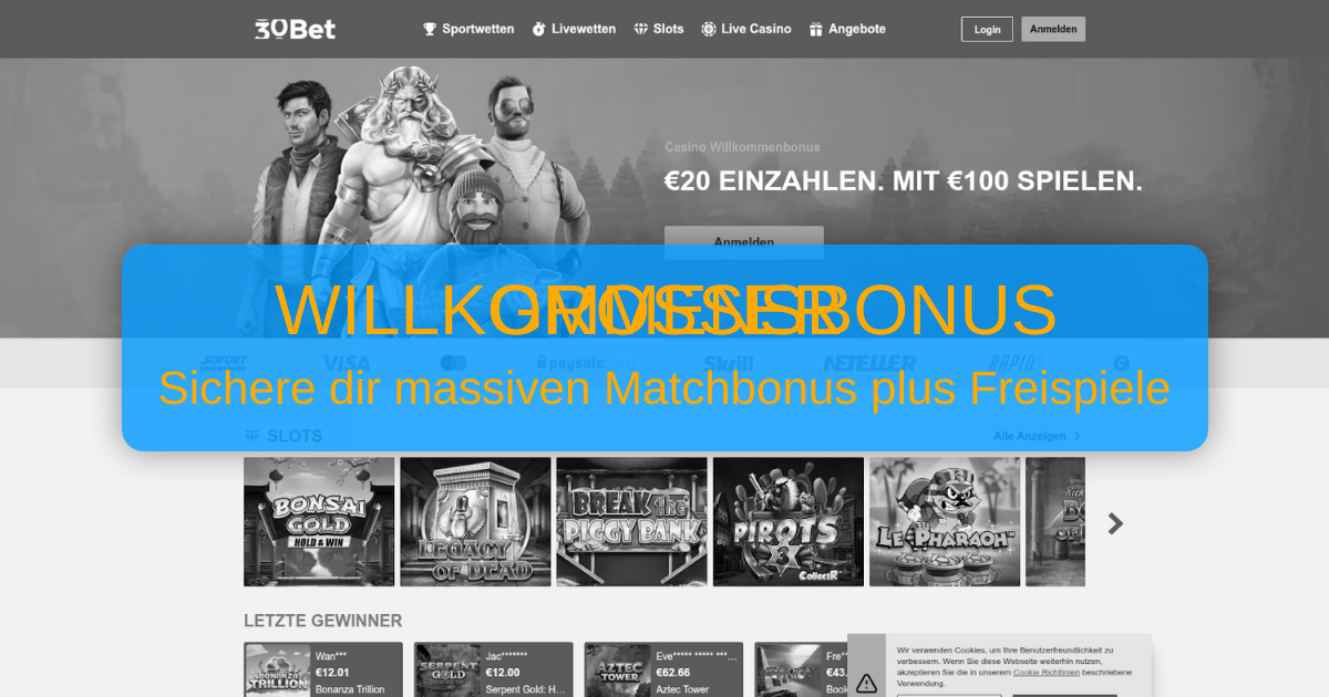 30Bet Casino Deutschland